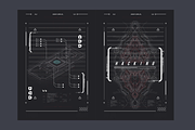 Hud Futuristic Posters Templates, a Technology Illustration by Andrew_Derr (Thumbnail 5 of 5)