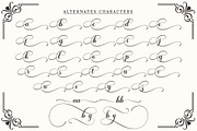 Bernard Script, a Script Font by Strong.co (Thumbnail 7 of 9)