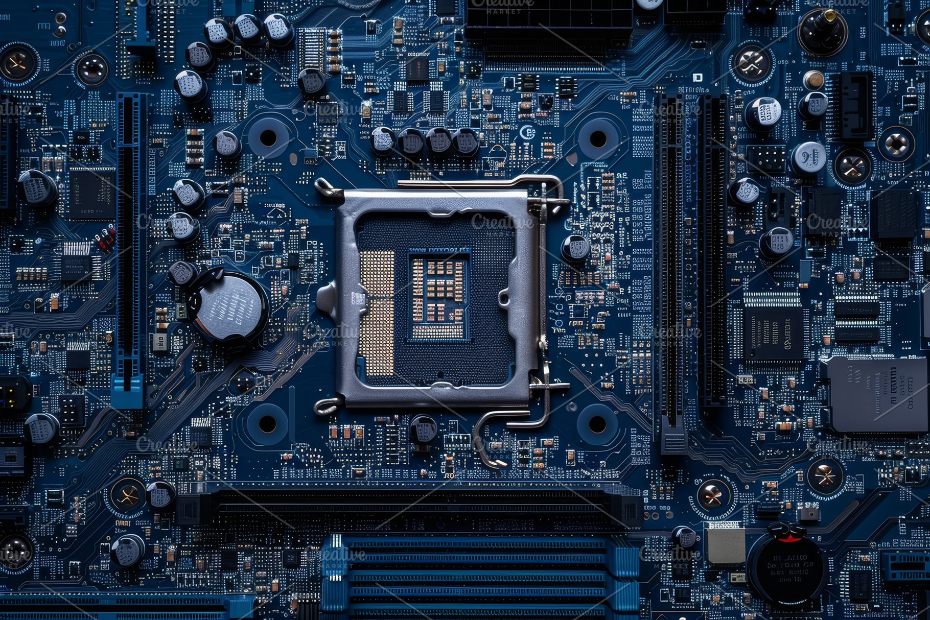 The detailed components of a compute, a Photo by Tanuart