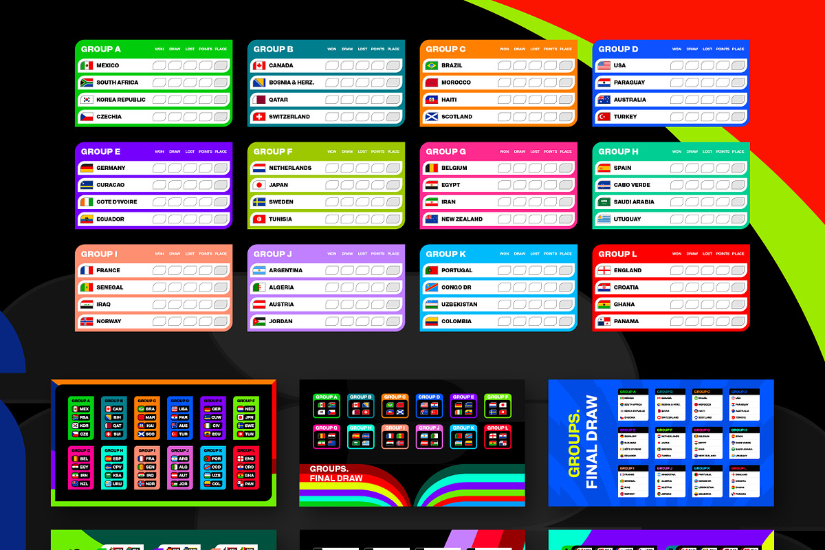 World Cup 2026 Graphics Mega Pack, a Sport Illustration by Lunarts Studio (Photo 4 of 10)