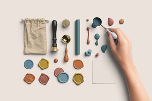 Elegant Sealing Wax PNG Pack
