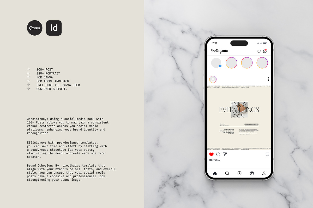 Coach | Social Media Kit Canva, a Social Media Template by creathrivestudio (Photo 4 of 14)