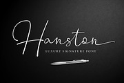 Hanston | Signature Font, a Script Font by Weape Studio (Thumbnail 1 of 12)