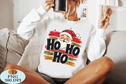 Retro Santa Claus Ho Ho Ho PNG, a Seasonal Illustration by Daily.Designs (Thumbnail 4 of 5)