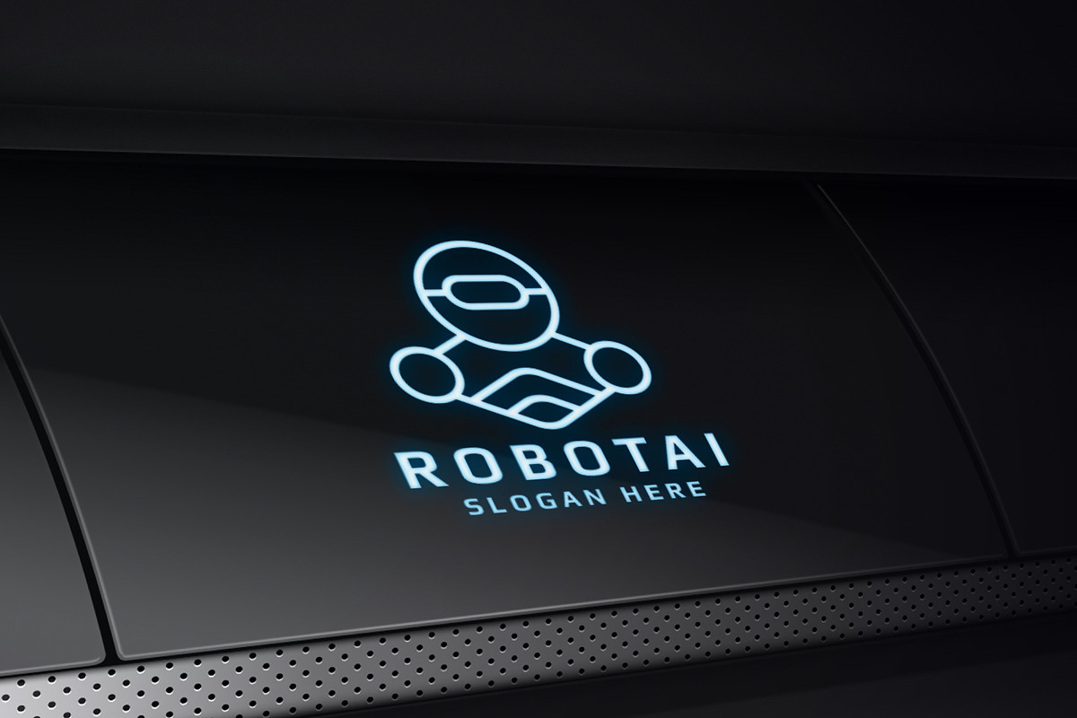 Ai Robot Mascot Logo, a Branding & Logo Template by Design_Planet (Photo 1 of 4)