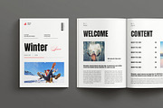 Winter Magazine Template, a Magazine Template by Seeing-art (Thumbnail 2 of 11)