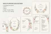 Floral Tales Wedding cards & clipart, an Invitation Template by Garden in frame (Thumbnail 3 of 10)