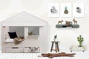 Kids Room Wall/Frame Mock Up 20, a Print Template by Whimsicality (Thumbnail 4 of 6)