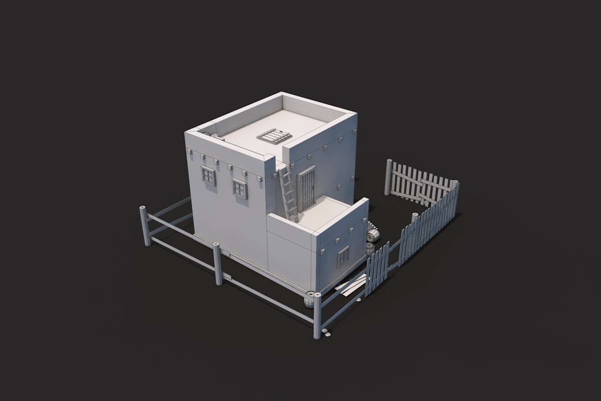 Low Poly Arab House, an Architecture 3D Model by CreativeeArt (Photo 6 of 8)