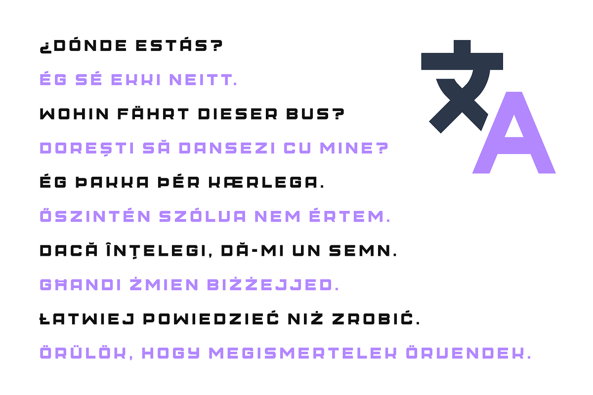 Caviara Wide Sans Serif Typeface, a Sans Serif Font by alpercakici (Photo 7 of 16)