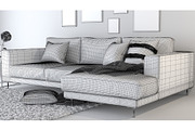 Living D - Soft Monochrome, a Furniture 3D Model by 3DCargo (Thumbnail 9 of 11)