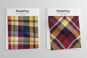 18 Royal Golden Plaid Patterns