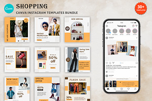 Shopping Instagram Canva Templates