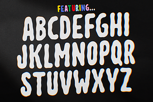 Wacky Wavy! A Wiggly Display Font