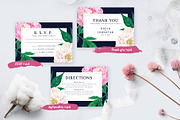 PEONY Watercolor Wedding Suite, an Invitation Template by Vintage To Vectors (Thumbnail 7 of 10)