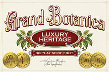 Grand Botanica - Heritage Serif font
