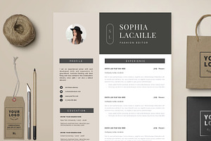 Resume Template 1, 2 page Abbey Road