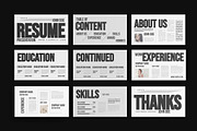 Resume Presentation Template, a Presentation Template by ClickPaint_Studio (Thumbnail 1 of 5)