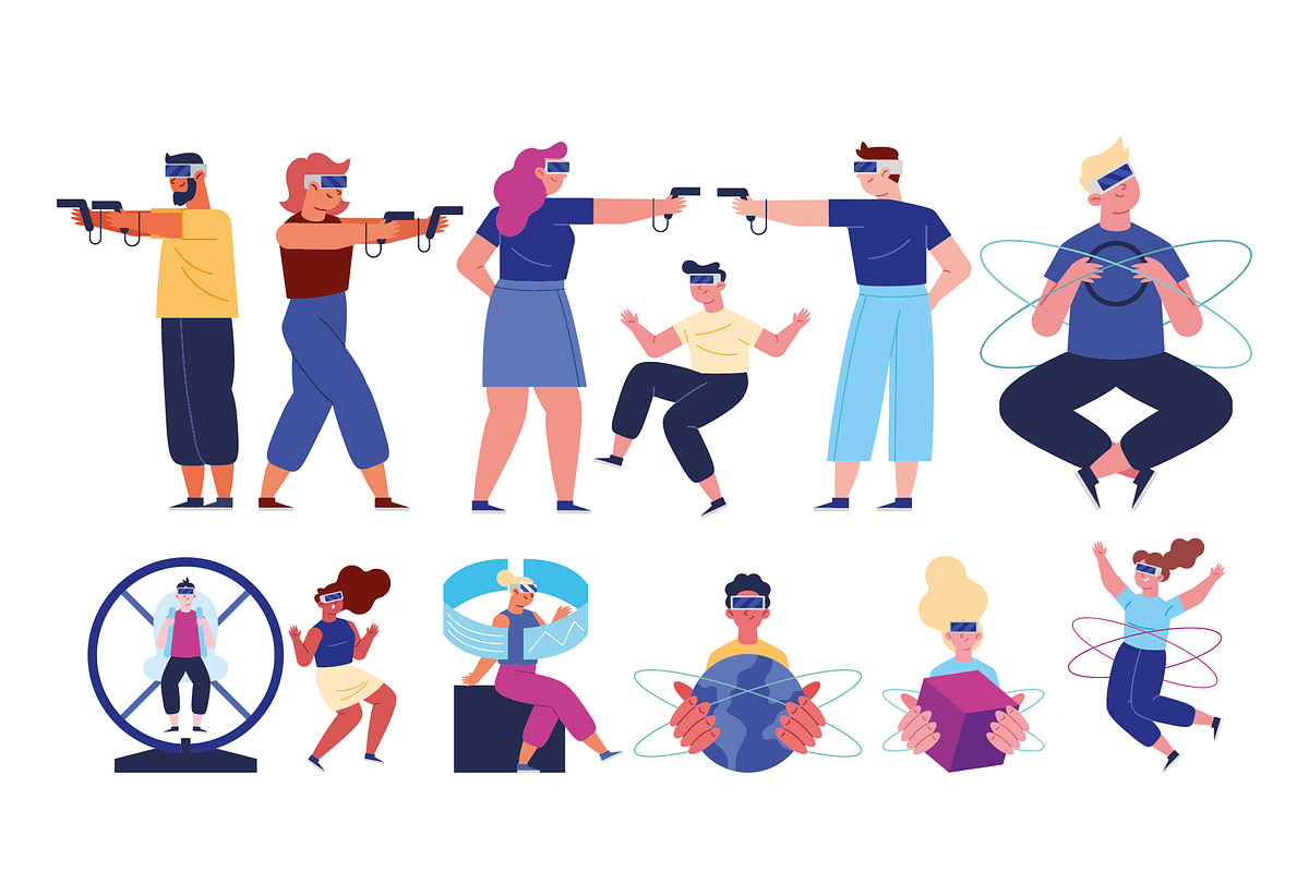 Virtual Multiverse Illustration Set