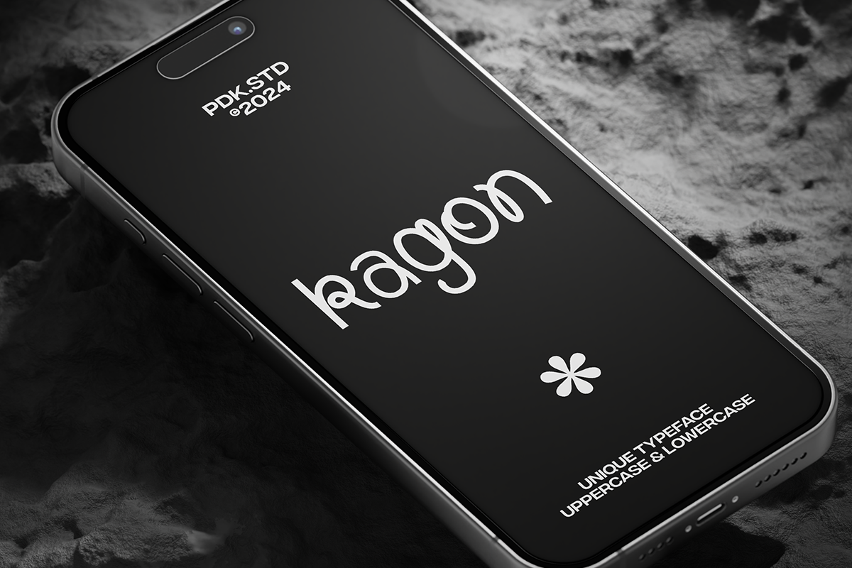 Kagon - Unique Modern Experimental, a Sans Serif Font by Pandeka Studio (Photo 4 of 12)