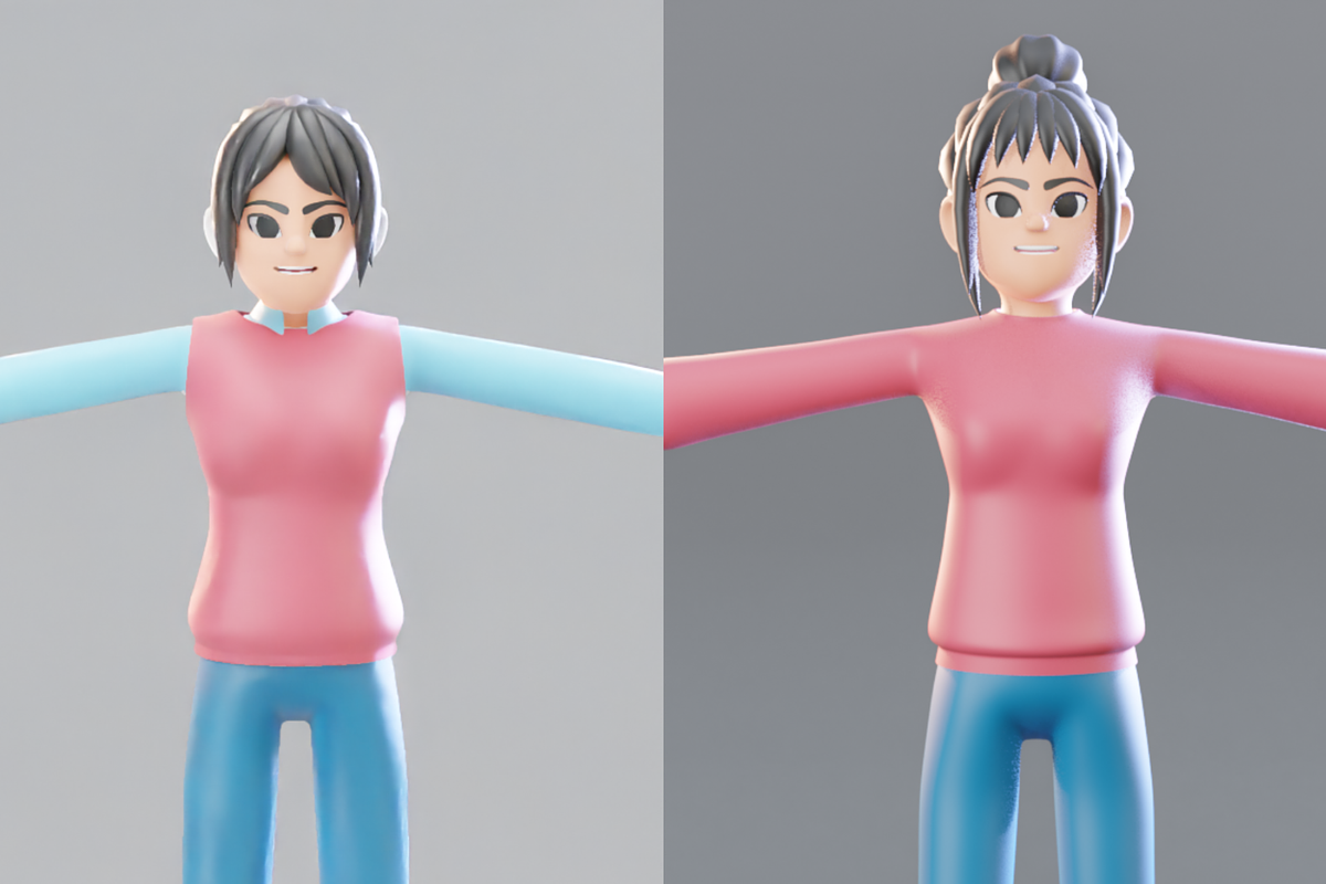 Female Avatar 3D Character Model, a Characters & Person 3D Model by Dudukbersama (Photo 1 of 7)