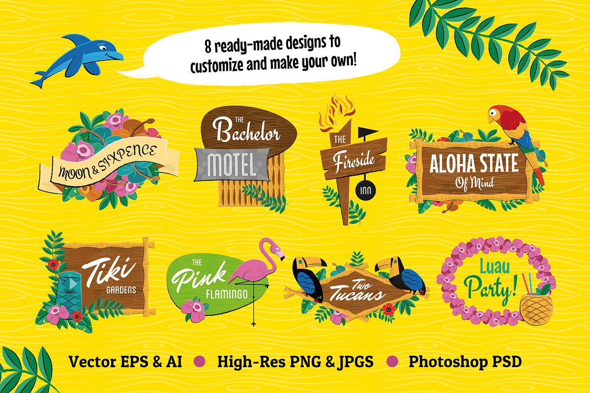 Tiki Illustrations and Logo Designs, an Animal Illustration by Wingsart Studio (Photo 2 of 4)
