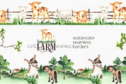 Watercolor Farm Animals, an Object Graphic by Ana-Sakuta (Thumbnail 6 of 20)