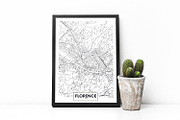 5 maps of Italian cities, a Texture Illustration by MaximGertsen (Thumbnail 8 of 9)