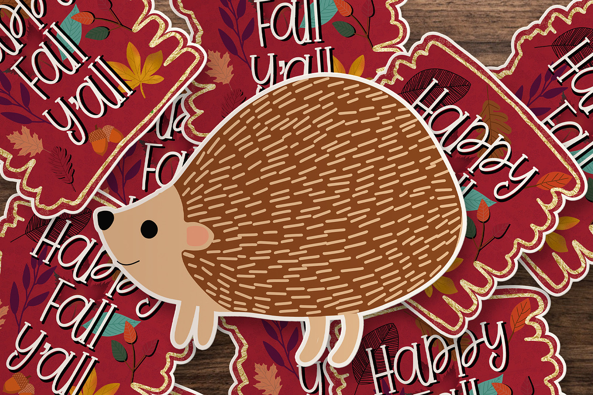 November Stickers for Cricut | Fall, an Illustration by illuztrate (Photo 2 of 10)