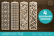 Bookmark Laser Cut SVG, a Templates & Theme by Lerina Art (Thumbnail 1 of 3)