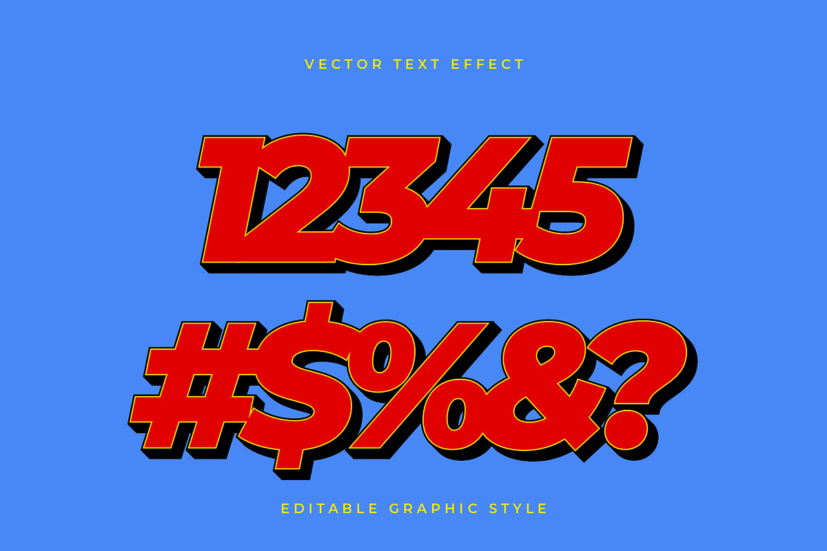 Retro Bold Text Effect preview 2