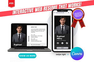 StarCV Pro-05 Canva Resume Template