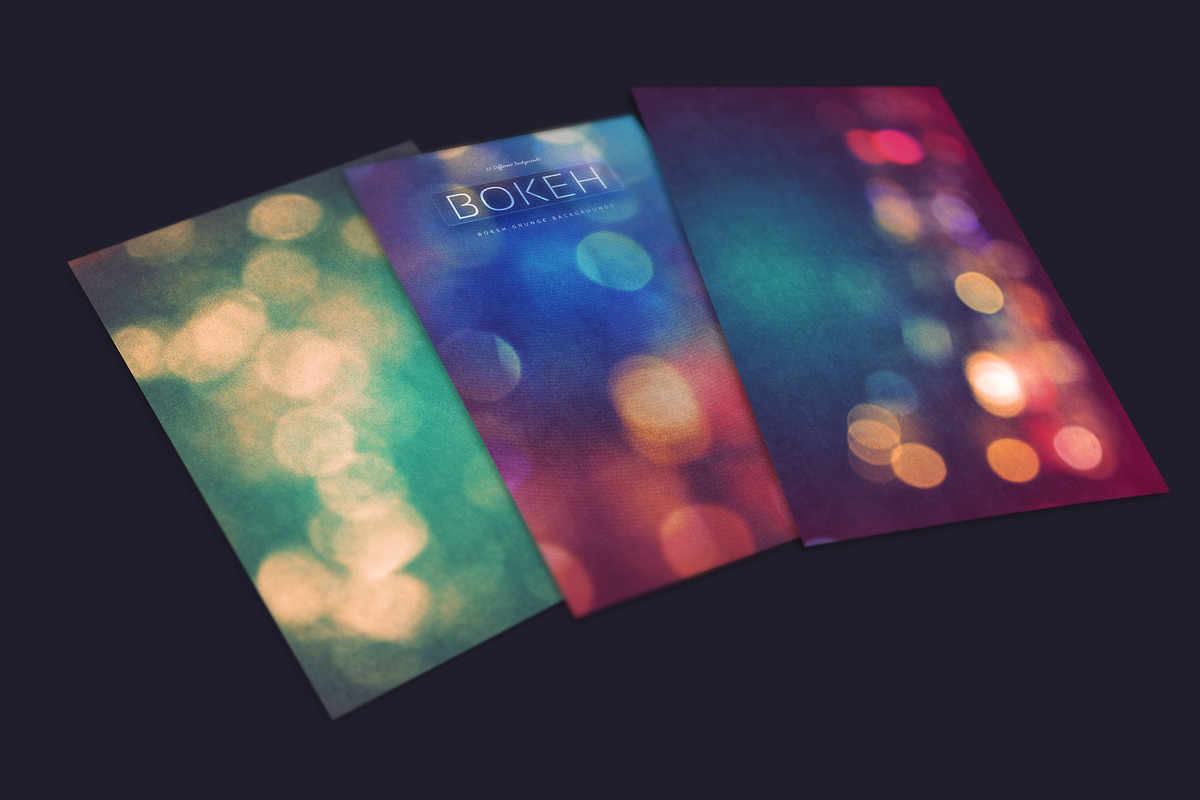 15 Bokeh Grunge Backgrounds V3 preview 4
