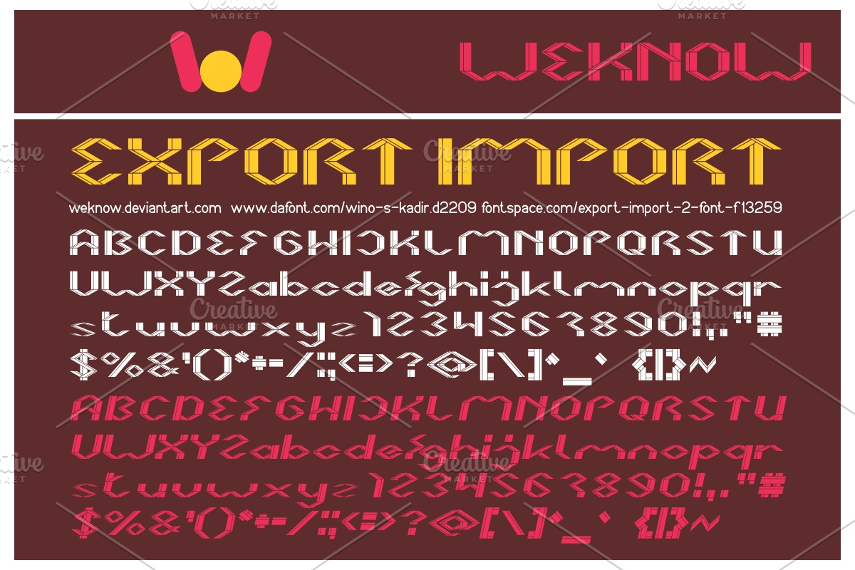 card board font preview 3