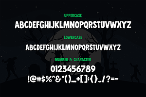 Zombified - Horror Font