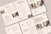 Funeral Program Template, a Brochure Template by VectorVactory (Thumbnail 2 of 8)