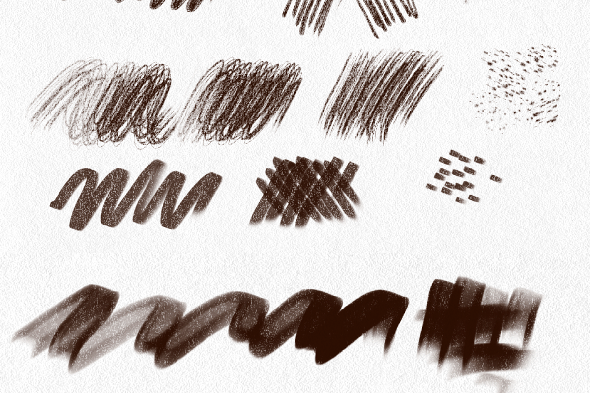 38 Graphic brushes for Procreate, a Brush Add-On by Graphics Resources (Photo 8 of 14)