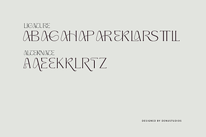 Tarekah Modern Serif Font