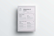 Project Plan | MS Word & Indesign, a Stationery Template by design_hut (Thumbnail 3 of 6)
