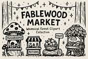 Fablewood Market, a Food Illustration by Curve Design (Thumbnail 1 of 4)