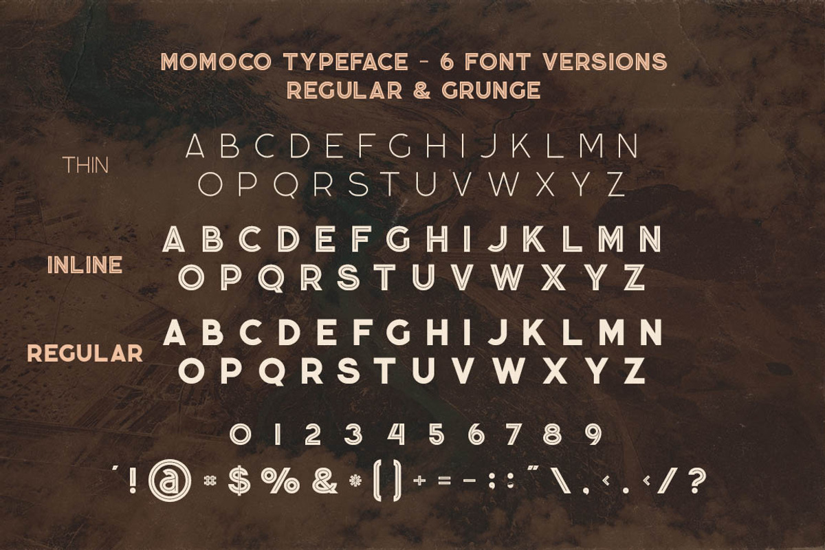 Momoco - Display Font preview 2