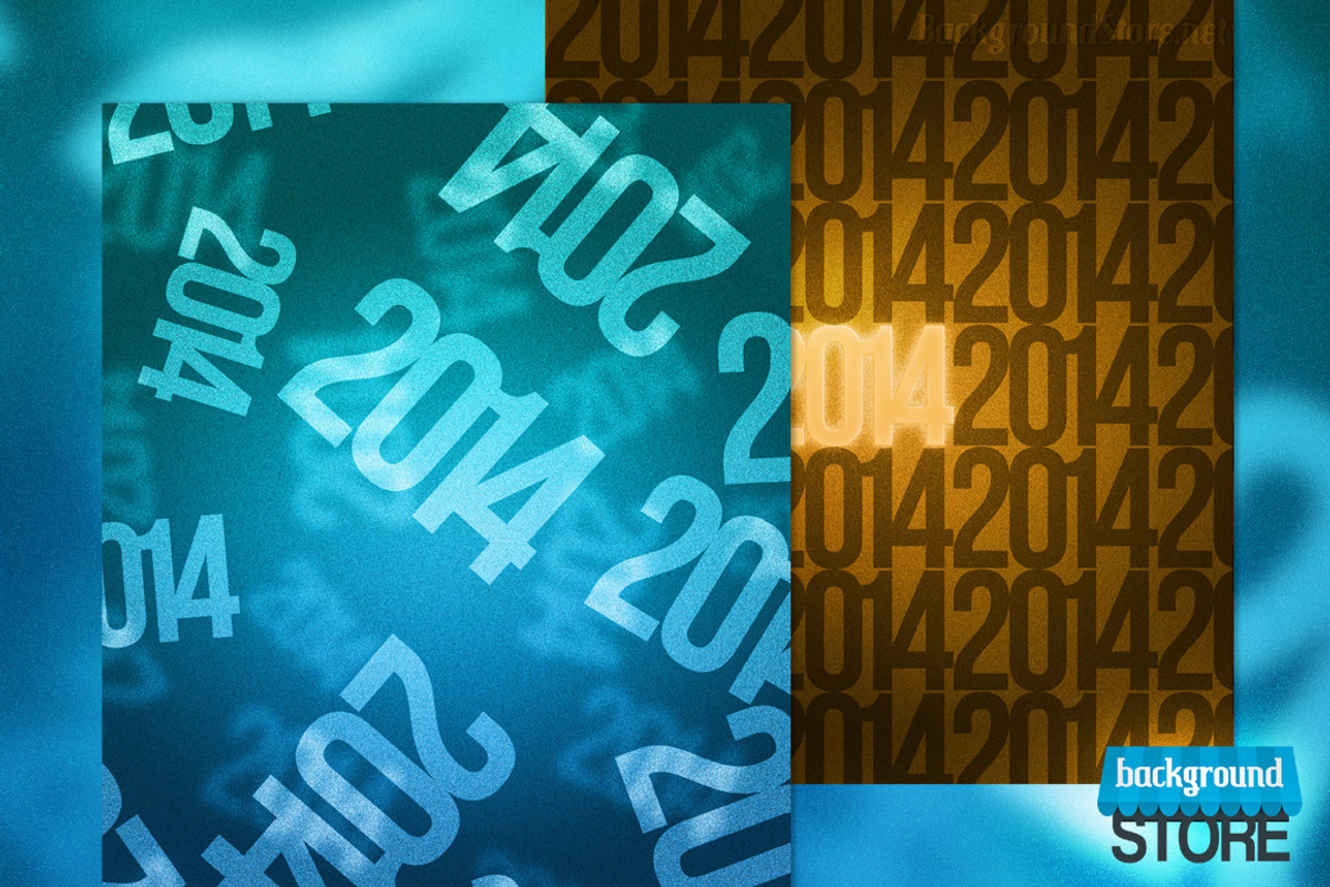 2014 New Year Backdrop, a Pattern Graphic by Backgrounds Store