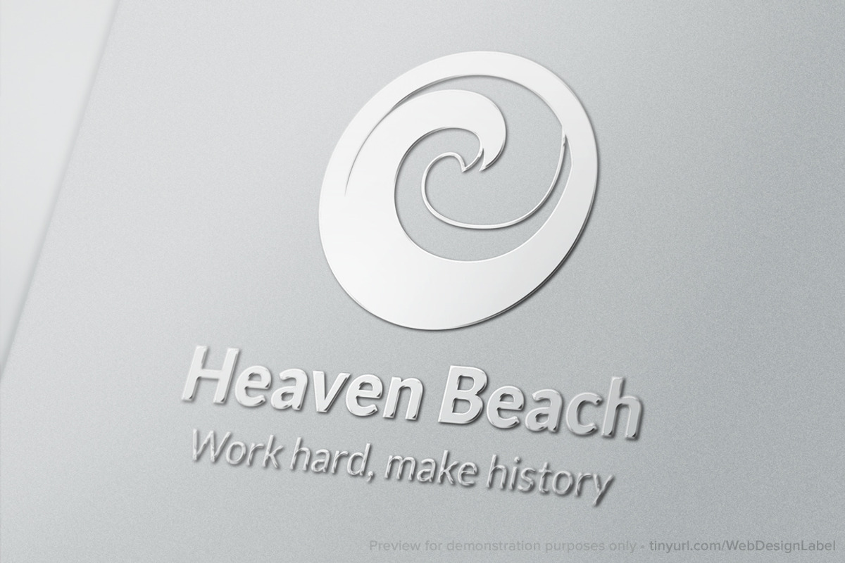 Heaven Beach Logo, a Branding & Logo Template by Web Design Label (Photo 3 of 5)