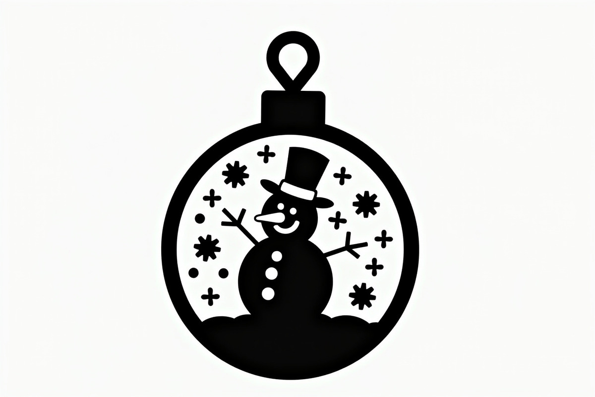 Christmas Laser Cut Ornament Bundle, a Graphic by musafir_fashion (Photo 15 of 16)