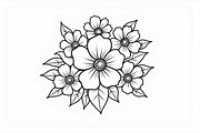 Floral Coloring Book for Adults, an Illustration by Designs_River (Thumbnail 4 of 9)