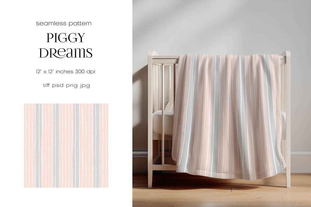 Kids Seamless Pattern Set, a Pattern Graphic by PROTEA Watercolor Studio (Photo 5 of 7)