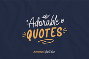 Adorable Quotes Font Duo, a Script Font by Ainun Jinan (Thumbnail 1 of 12)