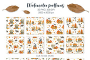 Watercolor Gnomes Halloween., a Decorative Illustration by Kira Konoshenko (Thumbnail 4 of 8)