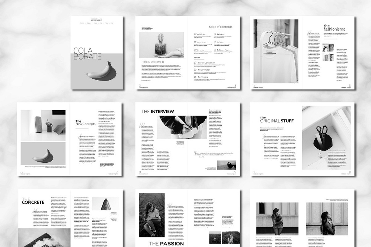 Colaborate Magazine - 2018 Edition, a Magazine Template by Bokuto (Photo 9 of 10)