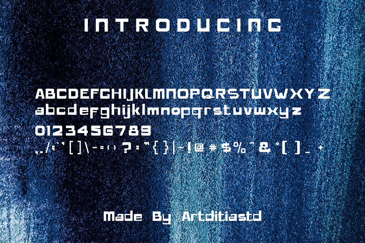 Guedi font, a Sans Serif Font by artditiastd (Photo 2 of 3)